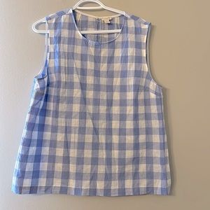 J CREW cotton/linen blend tank